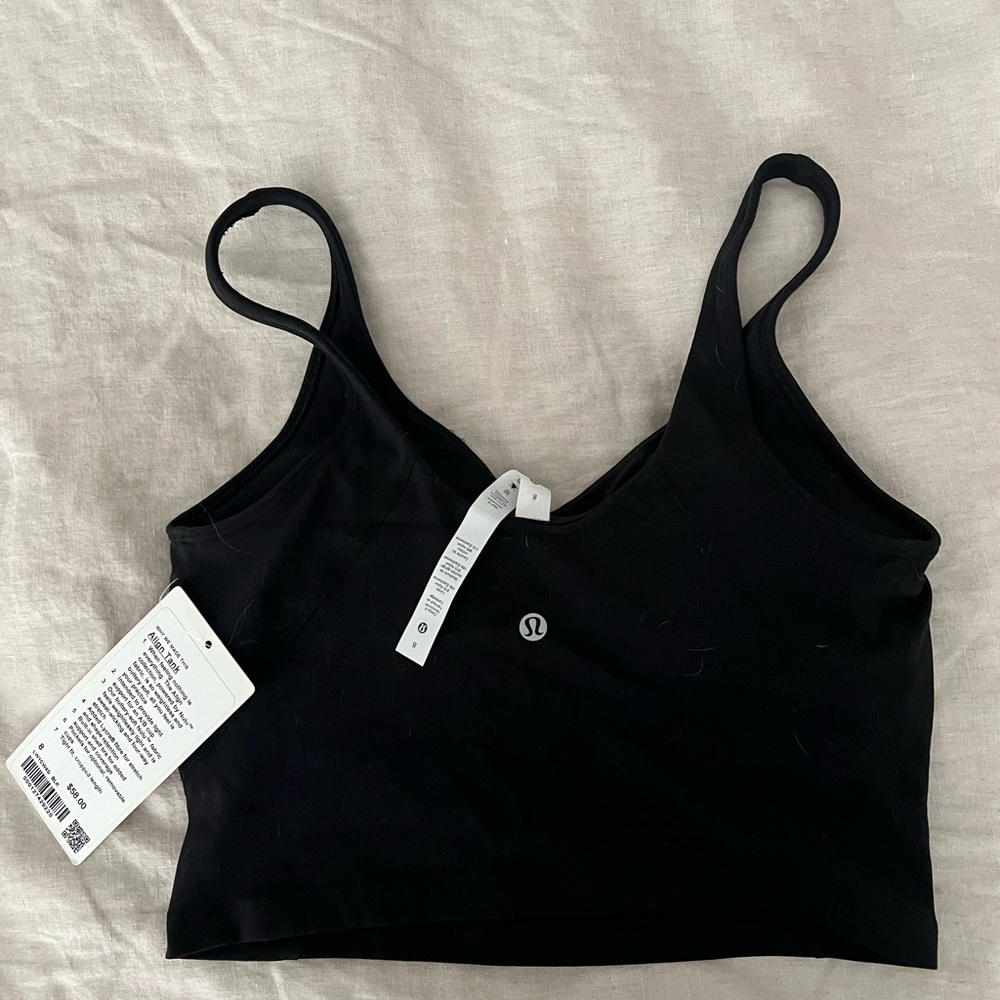Lululemon Align Tank Size 8 Black New with Tags